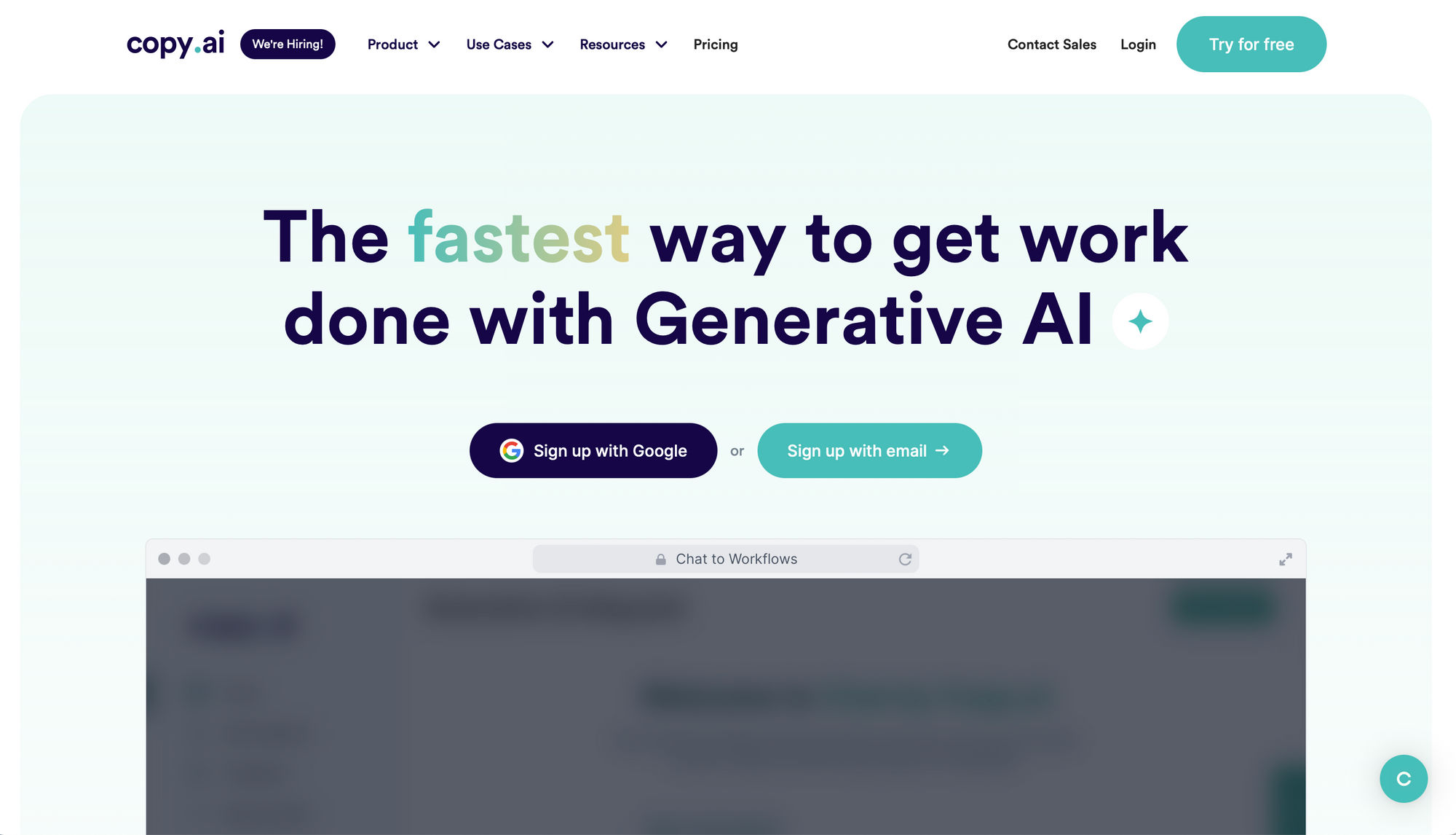 Copy AI - Free AI Writers