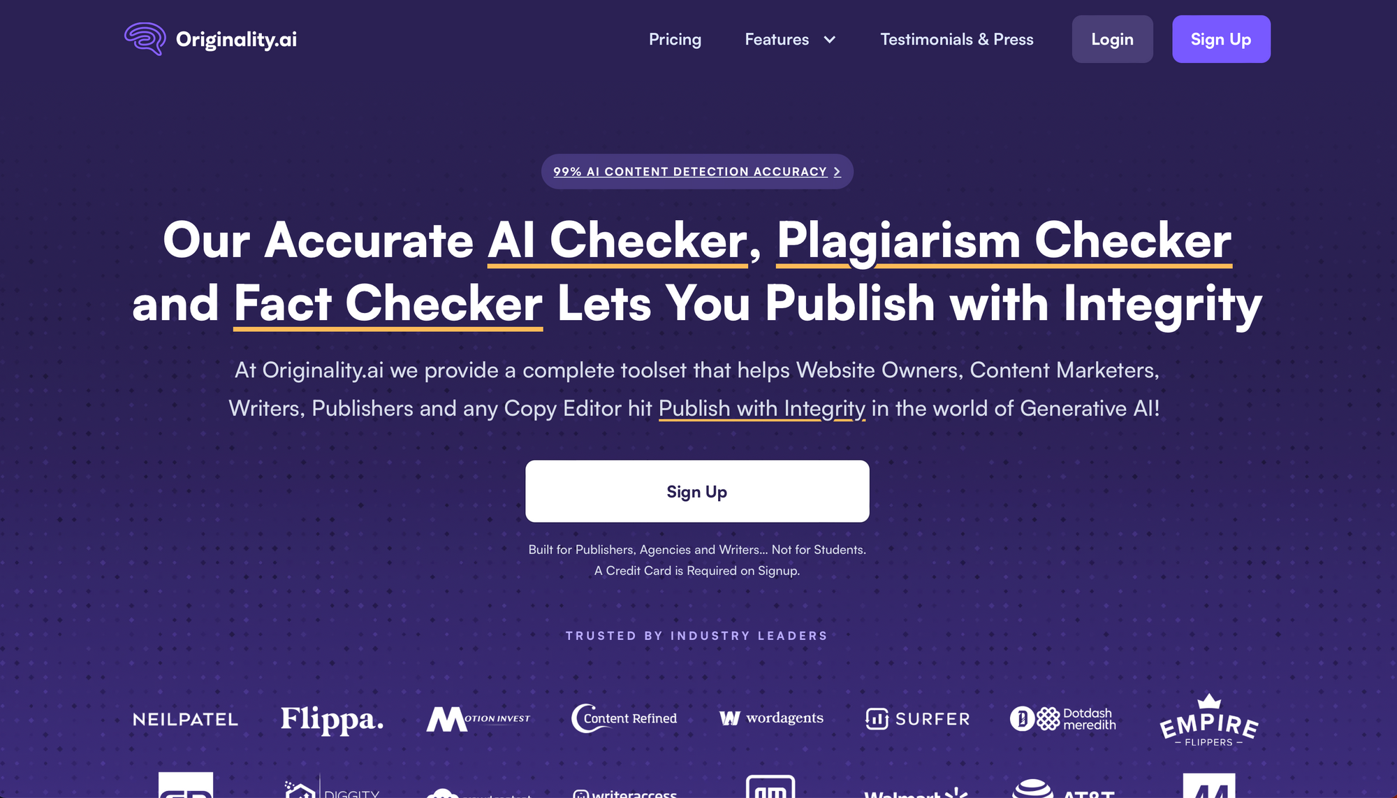 Originality.ai - Best AI detector