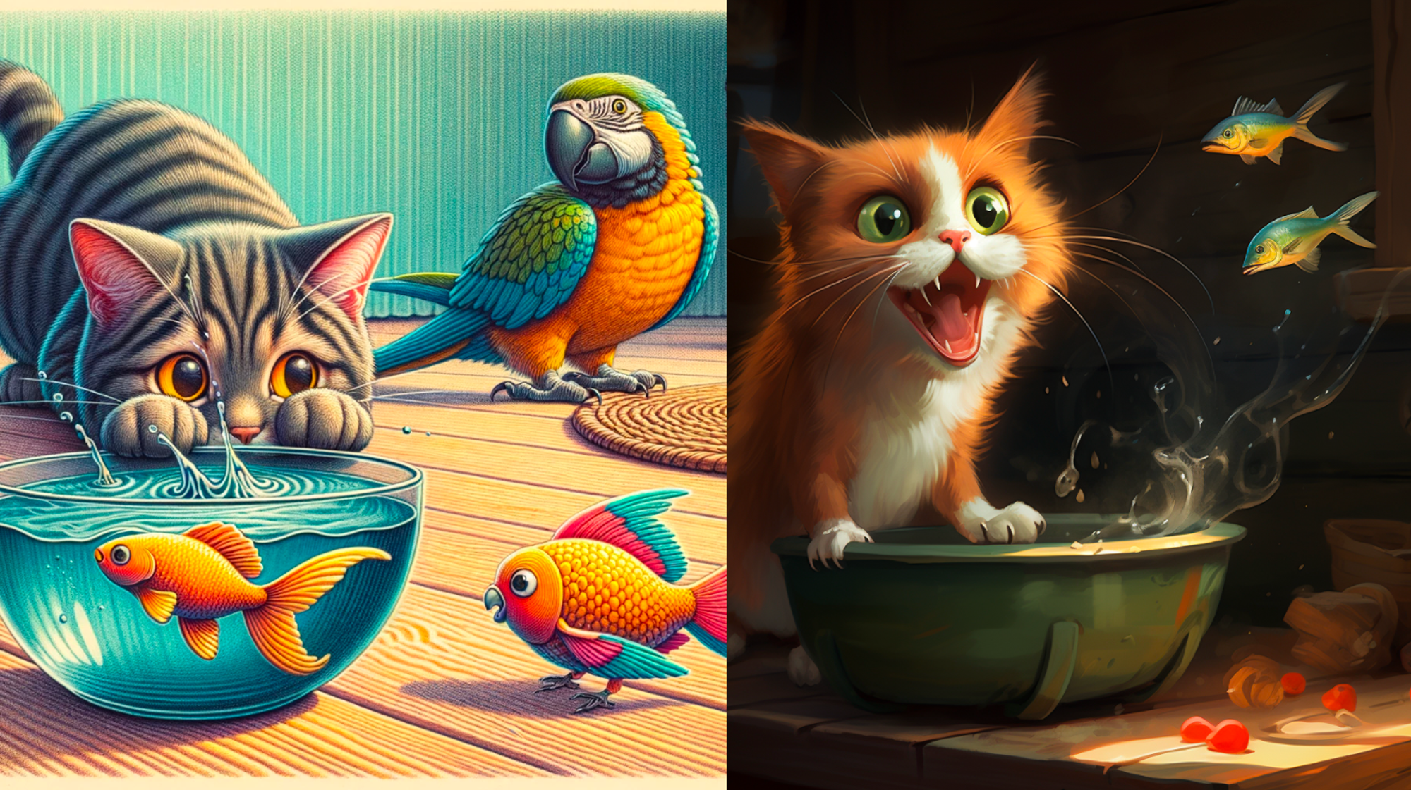 digital illustration - dall-e 3 vs midjourney