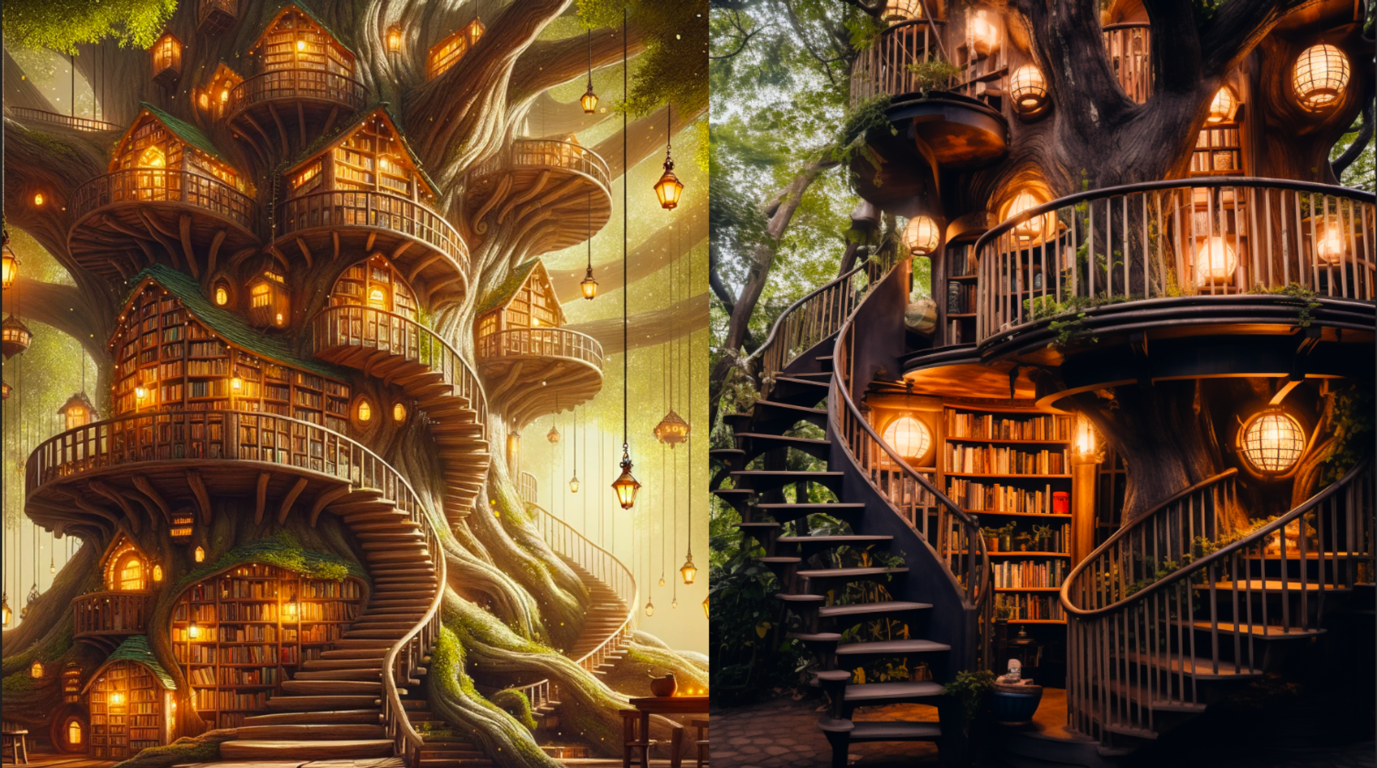 Architecture - dall-e 3 vs midjourney