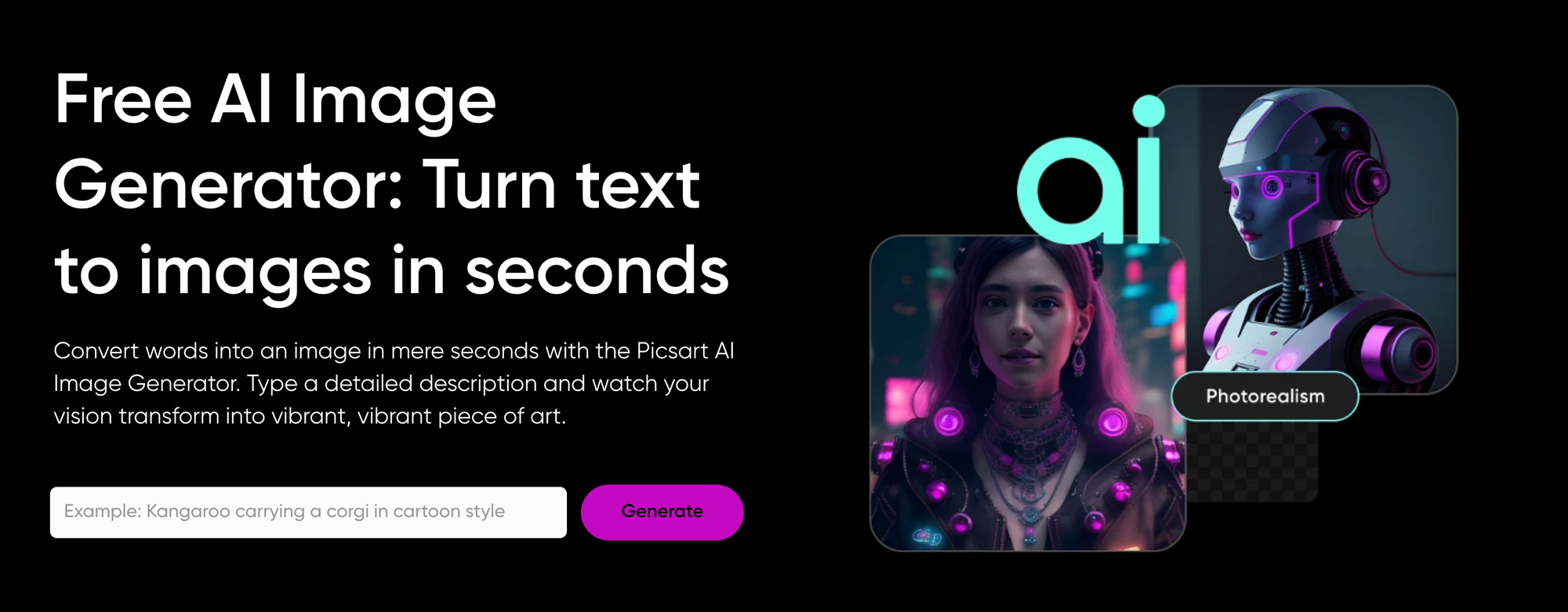 Picsart - AI image generators