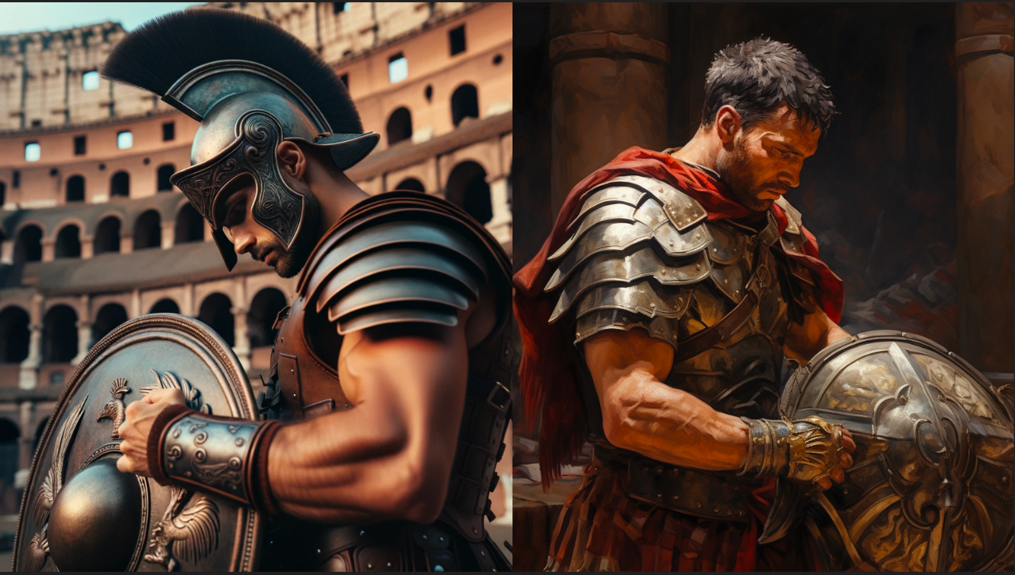 Historical settings - dall-e 3 vs midjourney