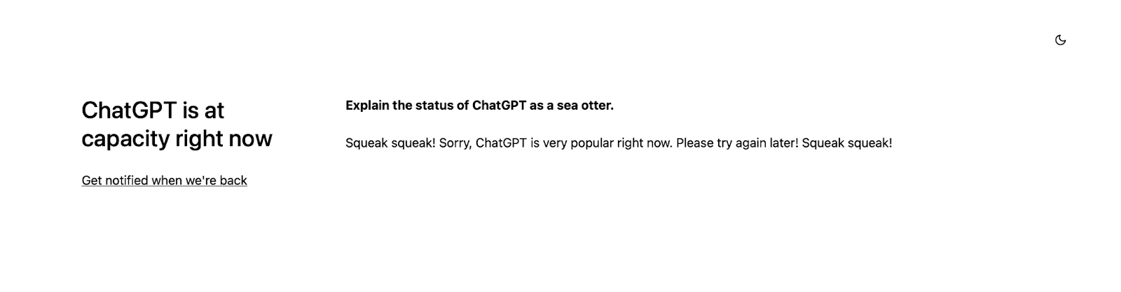 ChatGPT at capacity - Notion AI vs ChatGPT