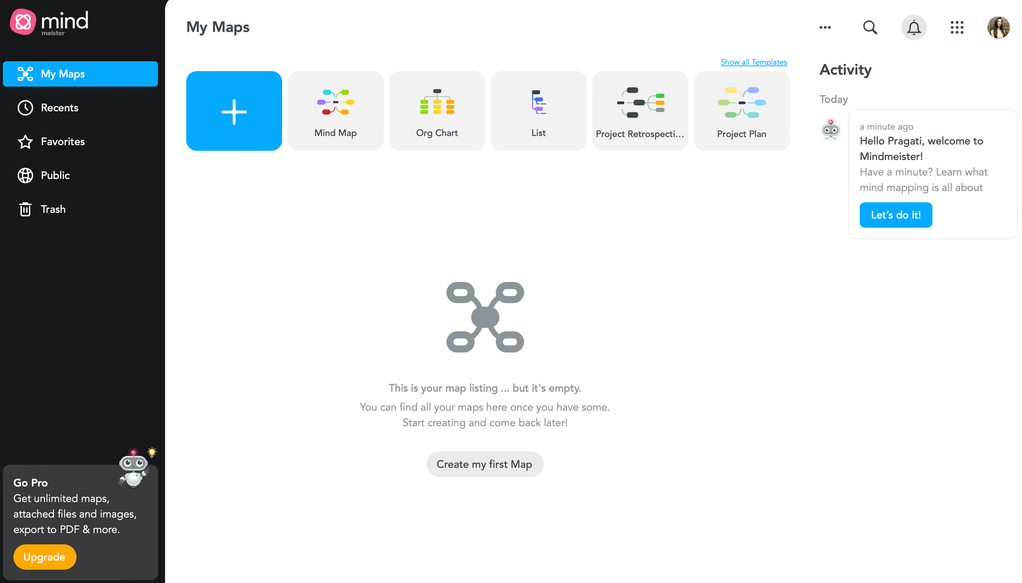MindMeister - Free writing apps
