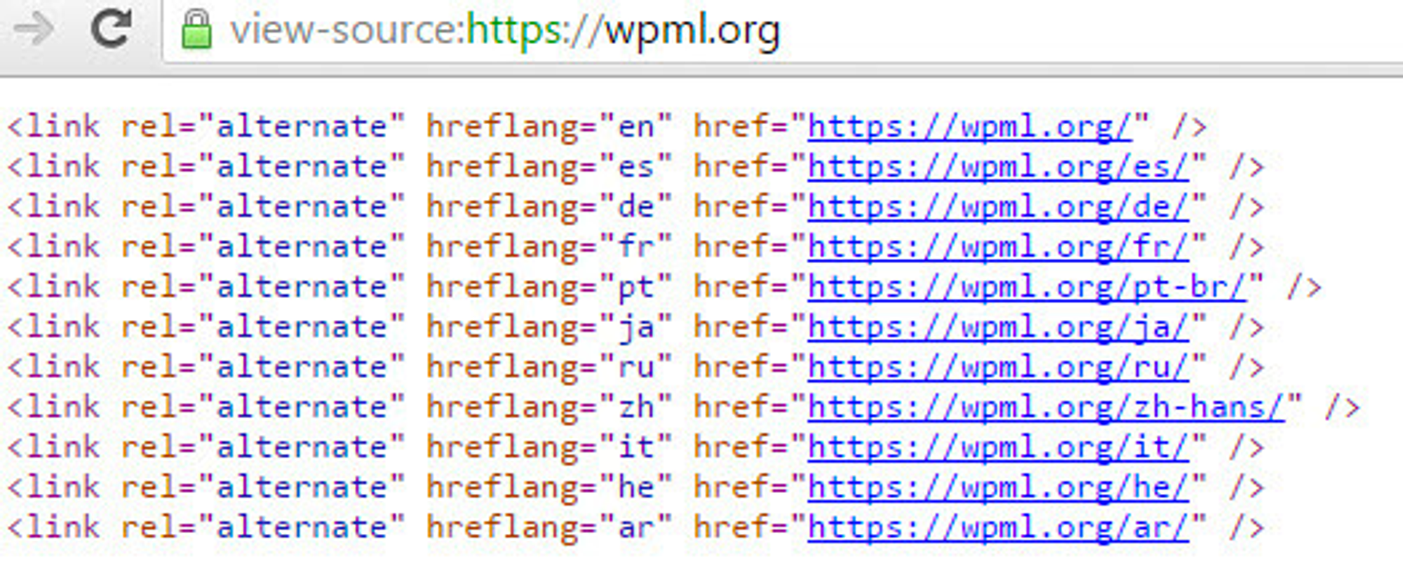 Hreflang tags - what is seo