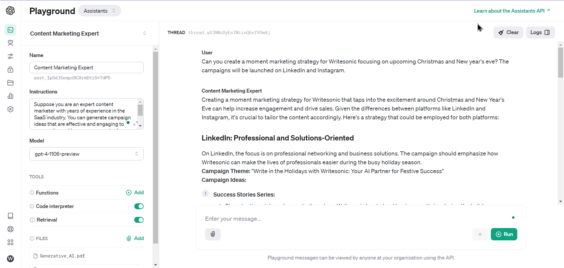 GPT-4 vs GPT-4 Turbo for creating marketing strategies