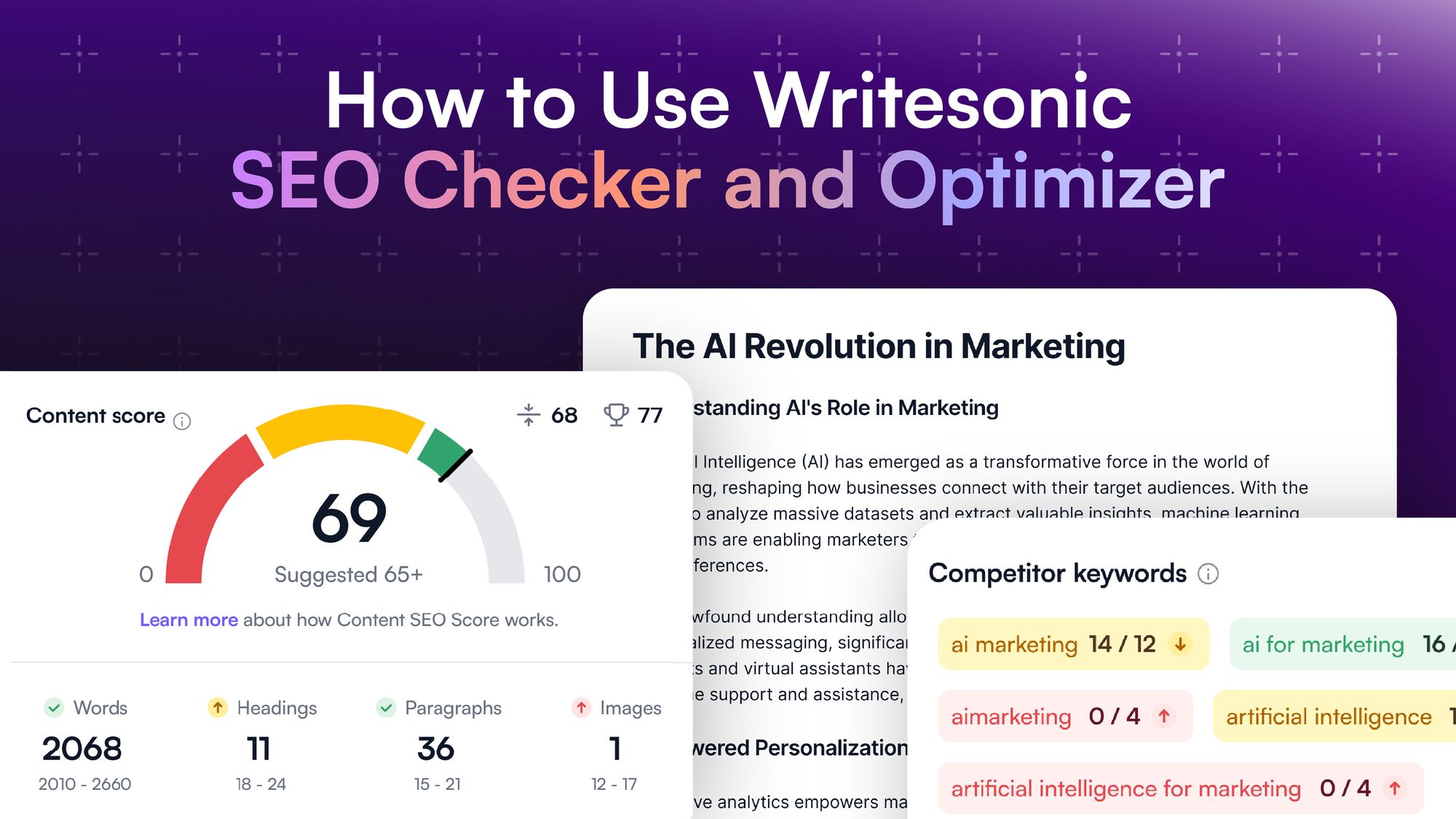How to Use Ewritesonic SEO Checker and Optimizer - SEO Checker and Optimizer