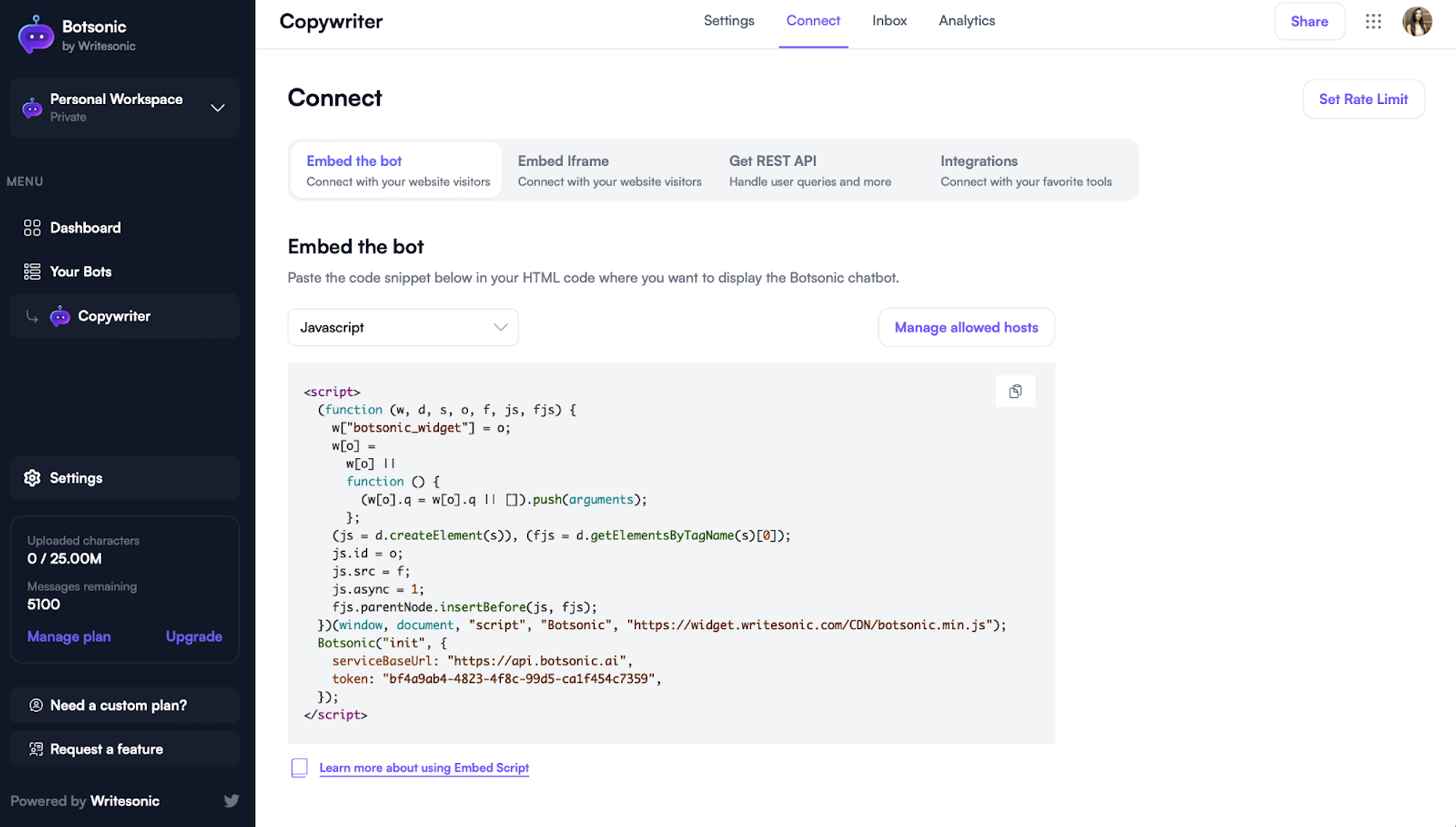 Integrating custom GPT to your website using GPT Bot Builder - How to add custom GPT to your website