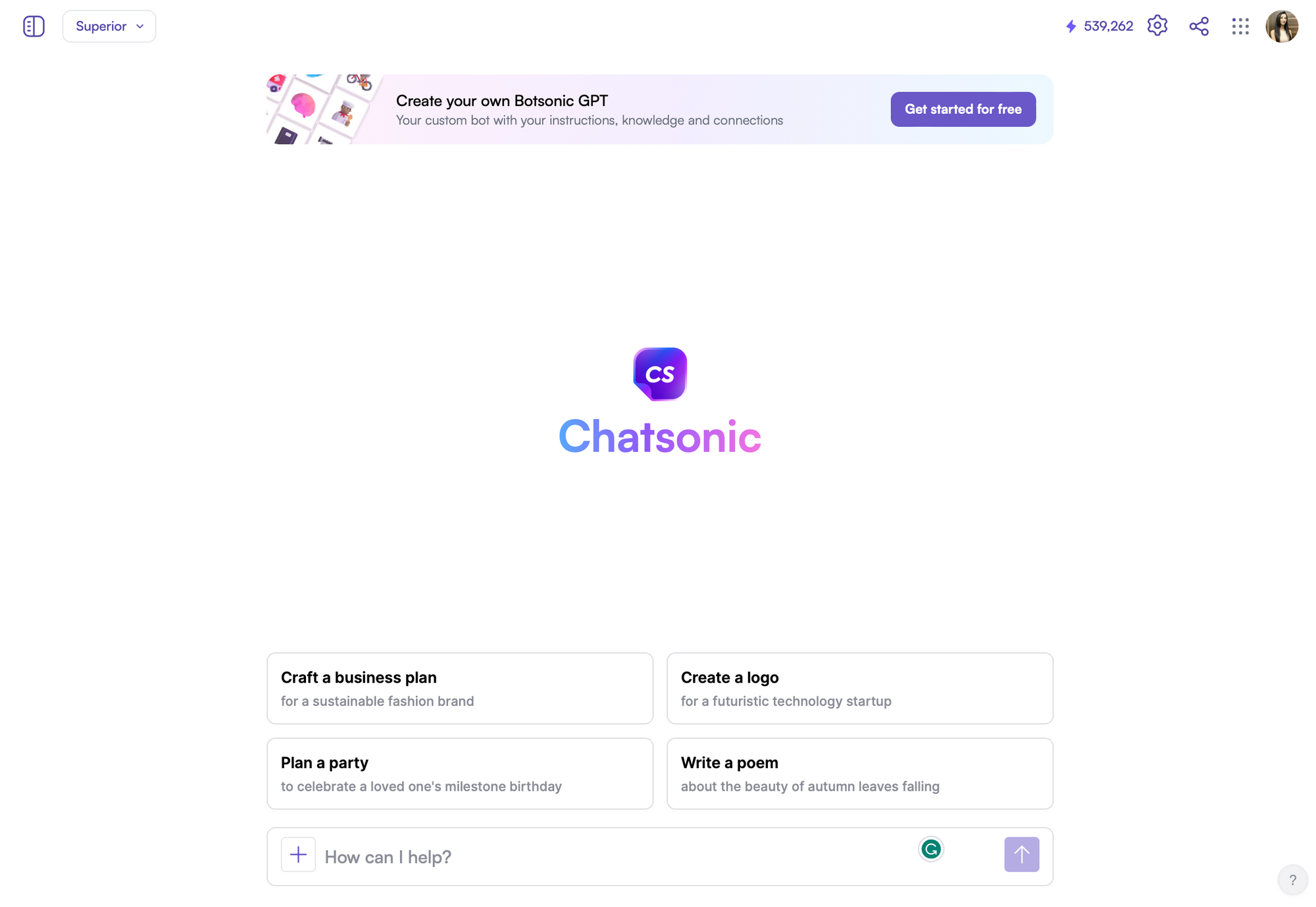 Chatsonic - Best free AI chatbot for content creation