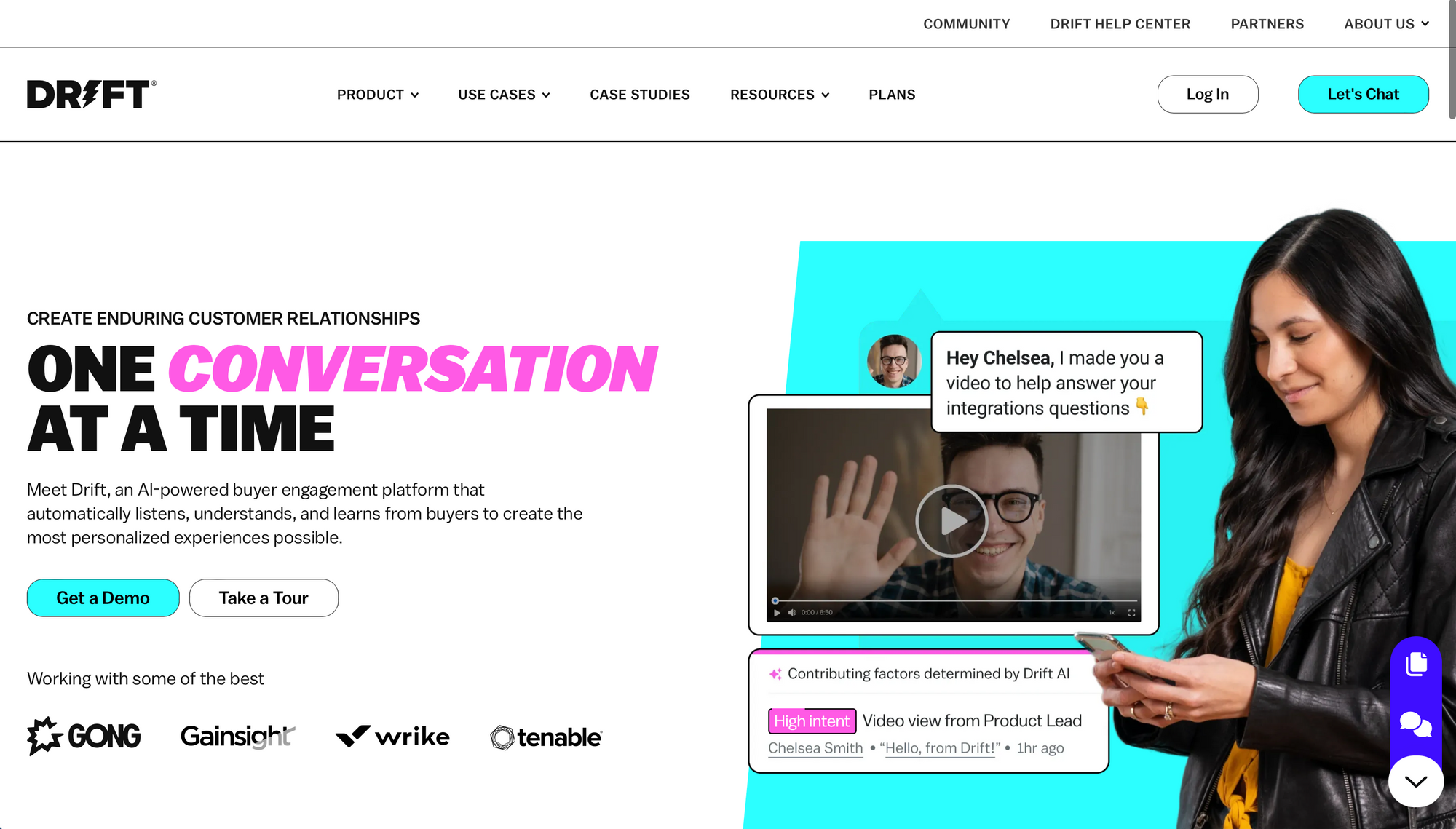 Drift - Best free AI chatbot for building your own chatbot