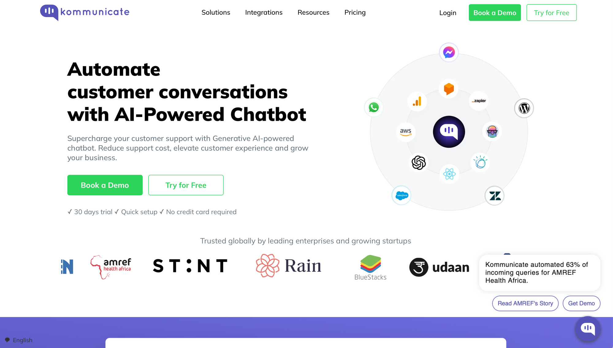Kommunicate - Best free AI chatbot for building your own chatbot