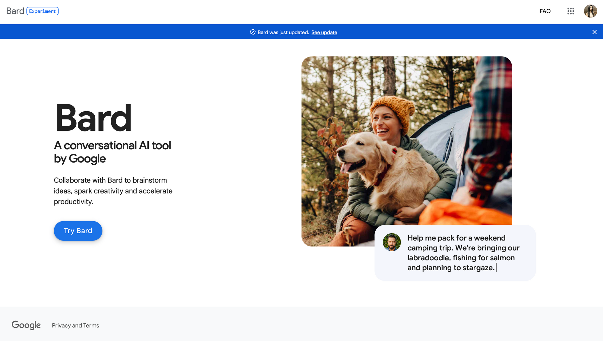 Google Bard - Best free AI chatbot for content creation