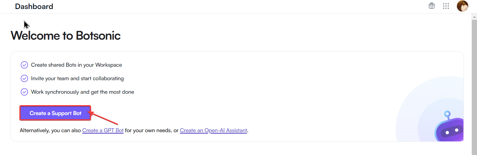 Botsonic - build WhatsApp Chatbot