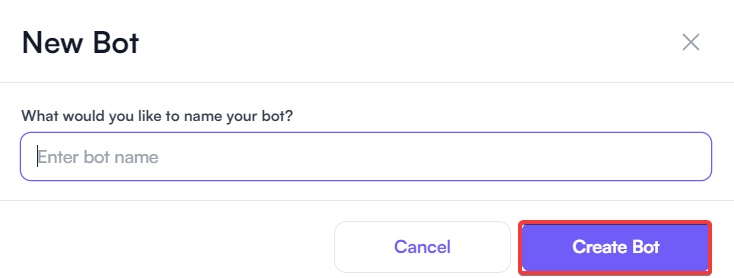 Name your chatbot - build a customer support chatbot