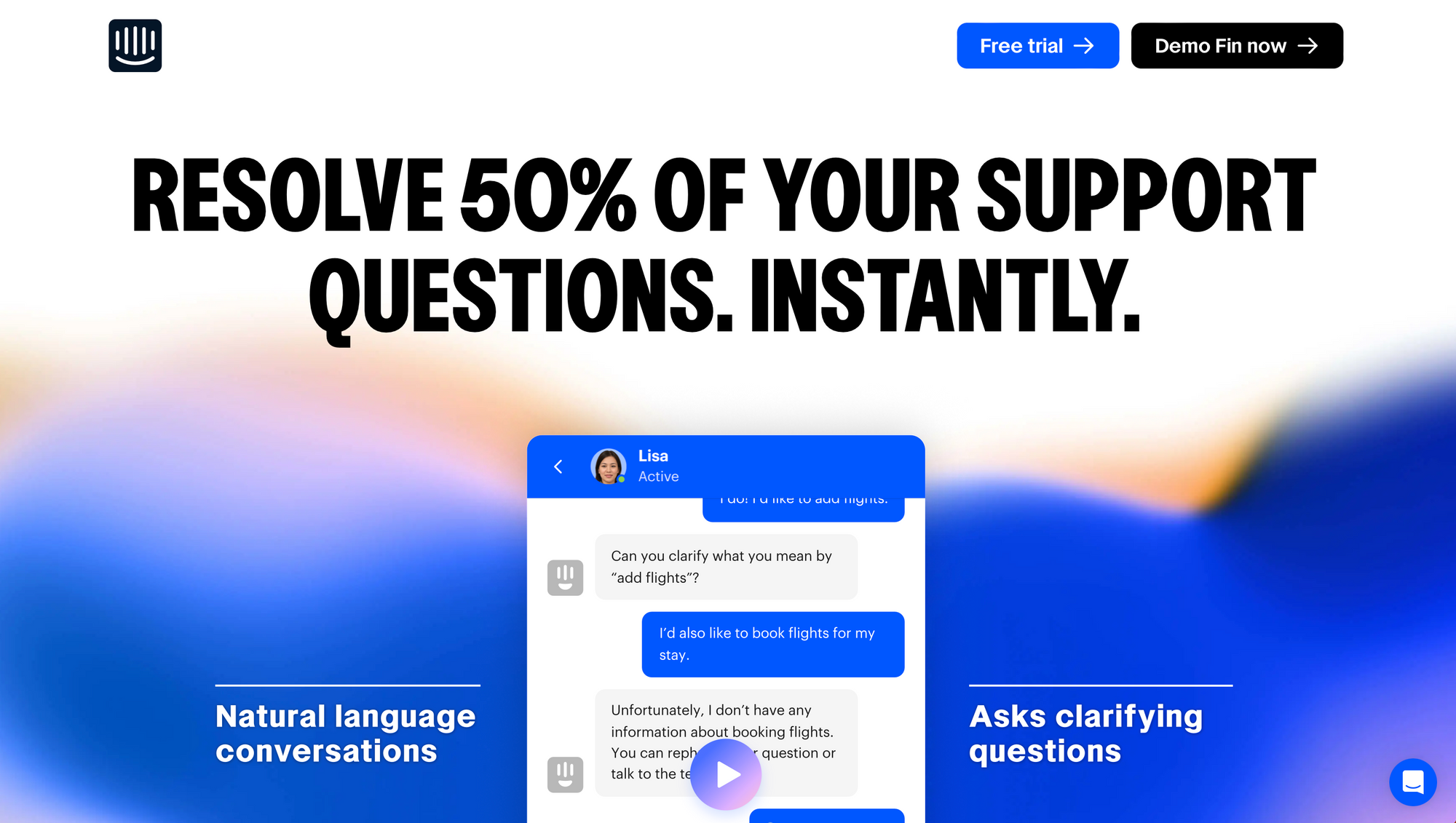 Intercom Fin - Chatbase Alternatives