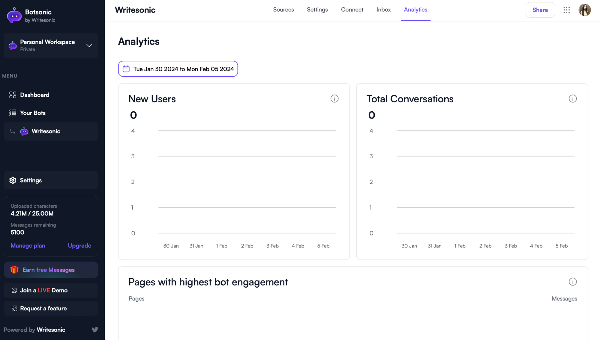 Analytics -Train ChatGPT on your own data