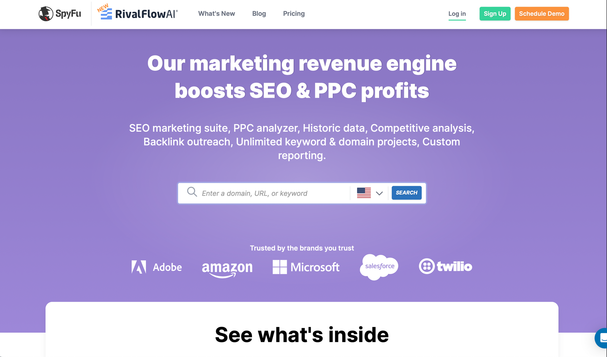 SpyFu - Best SEO competitor analysis tools