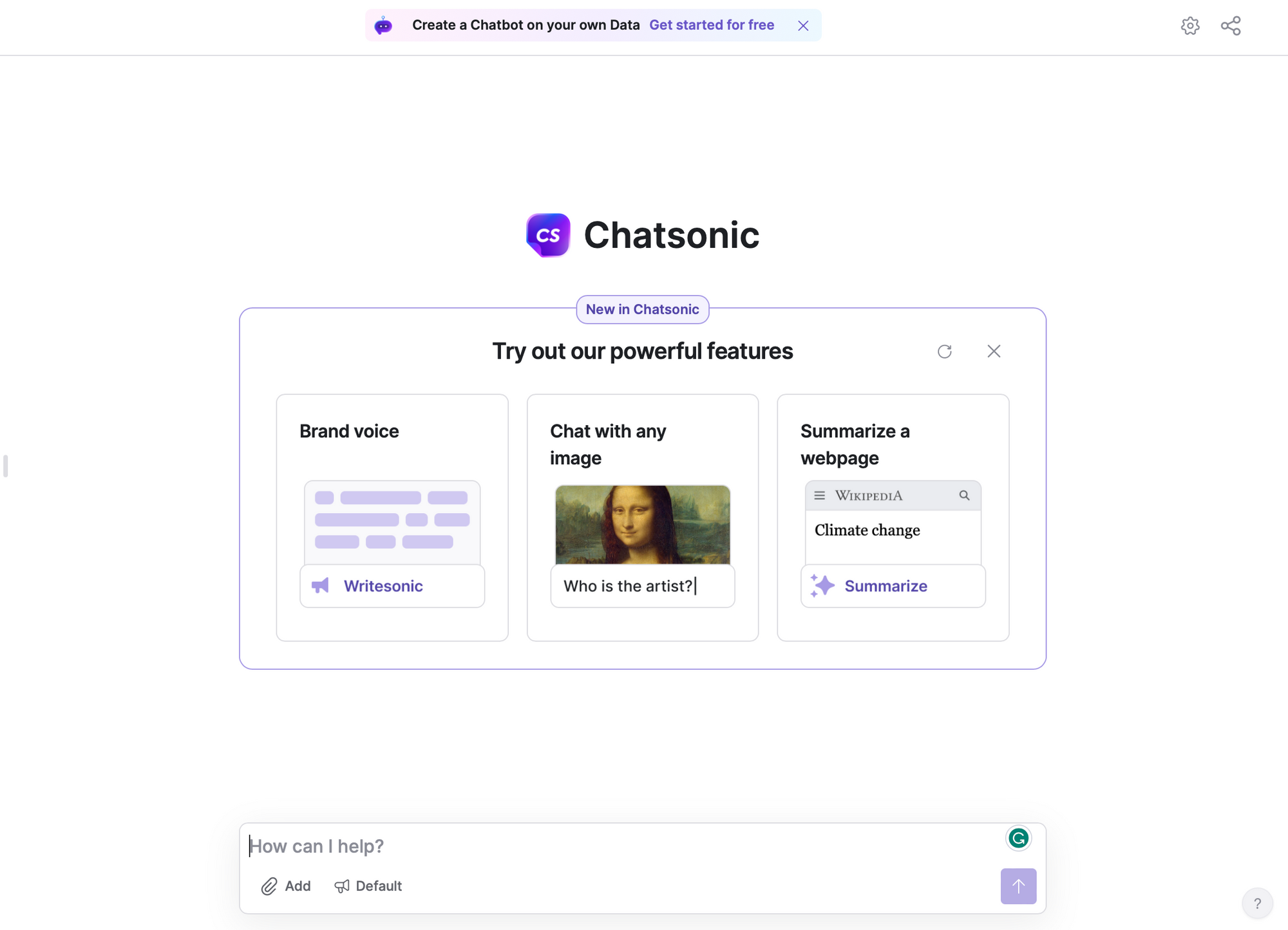 Chatsonic - Best ChatGPT Alternatives