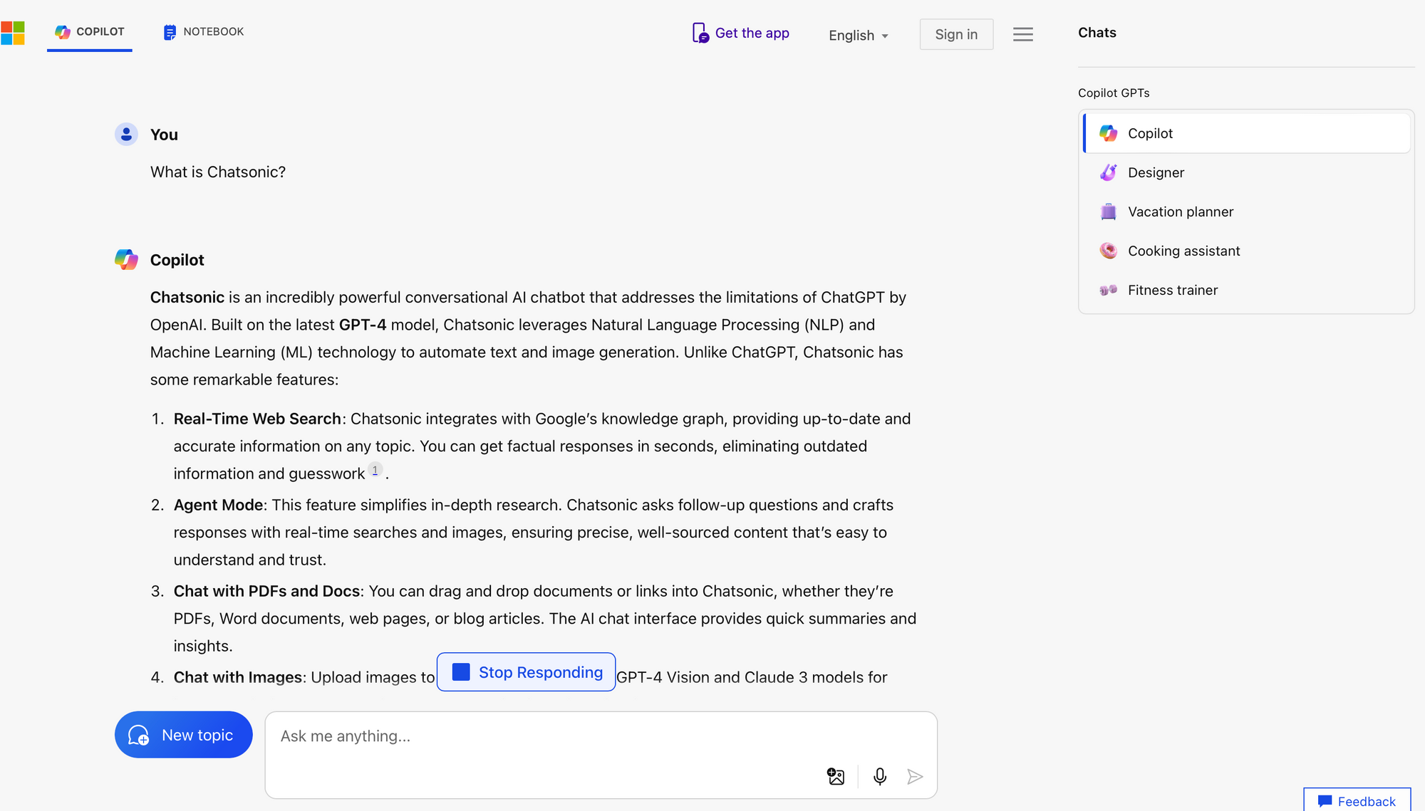 Microsoft Copilot - Best ChatGPT Alternatives