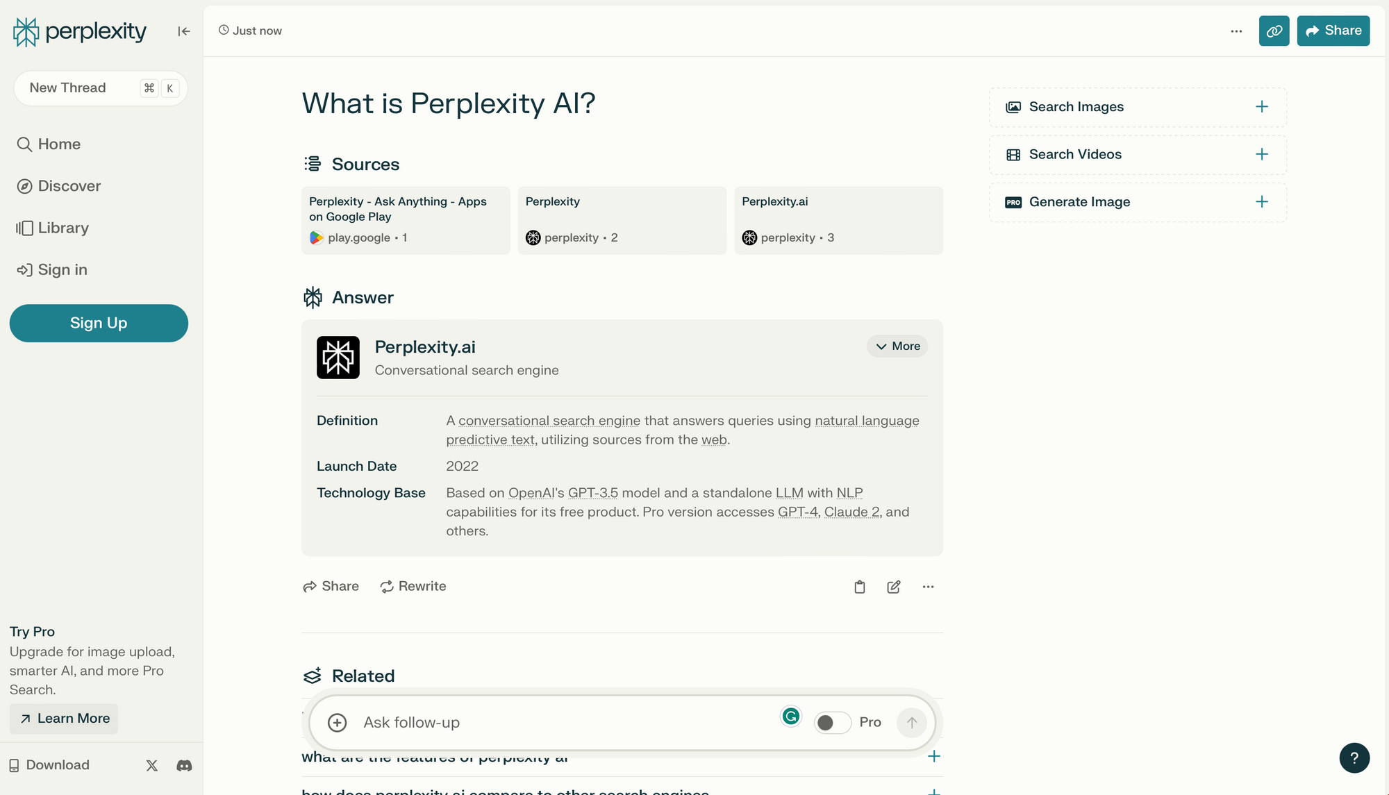 Perplexity AI - Best ChatGPT Alternatives