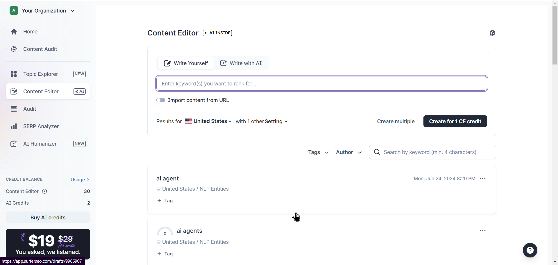 Best SEO writing tool