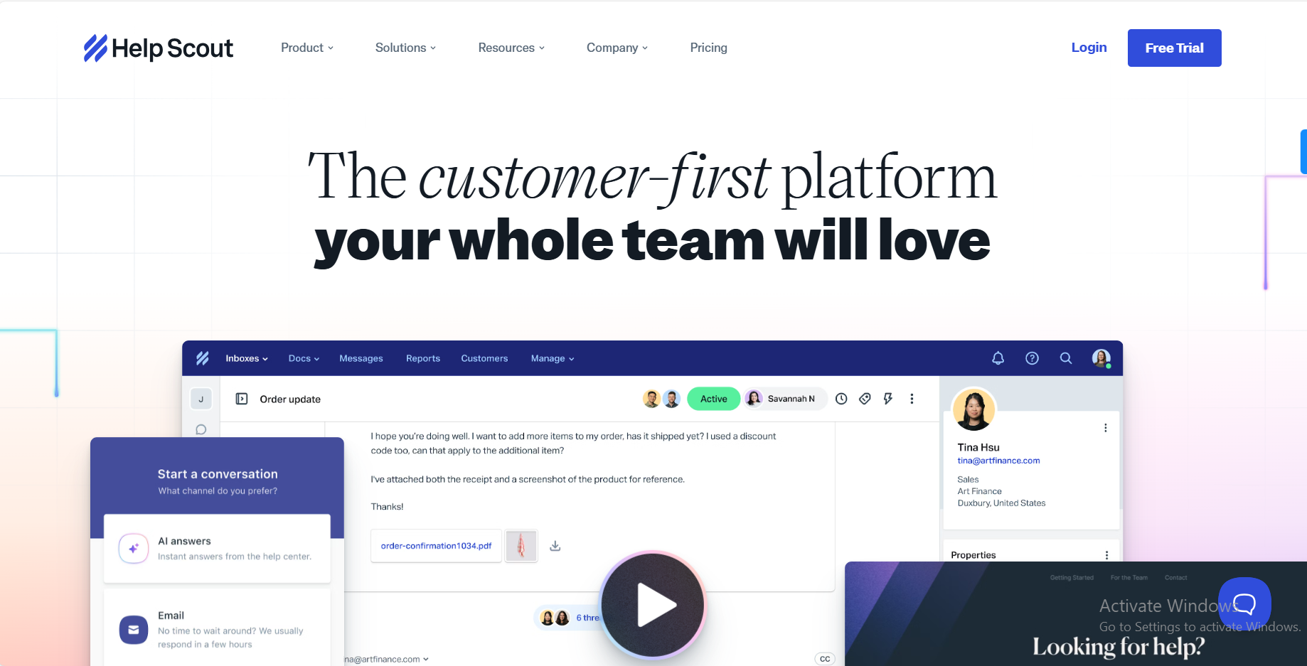 customer service platform