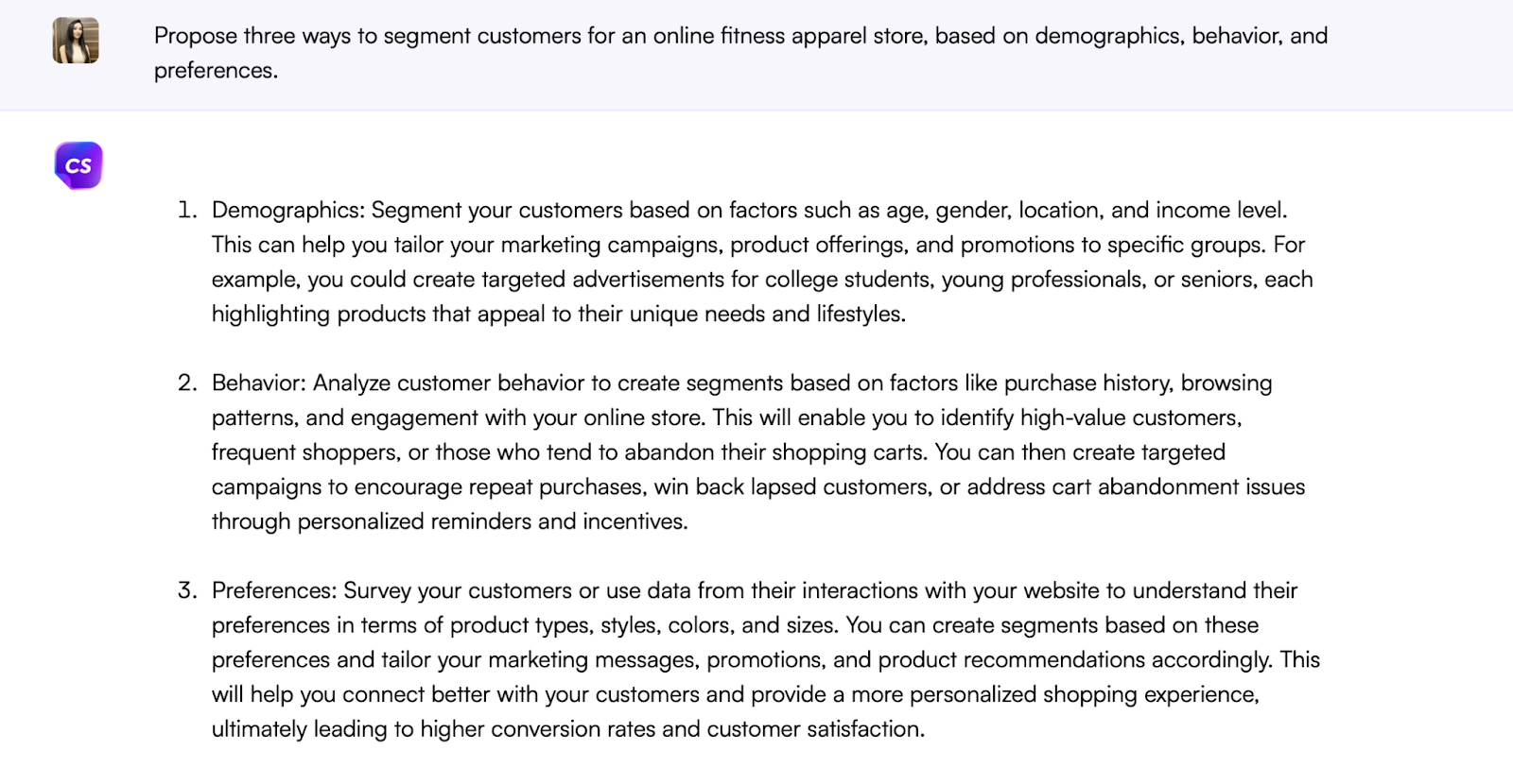 Chatsonic prompt - ChatGPT prompts for e-commerce