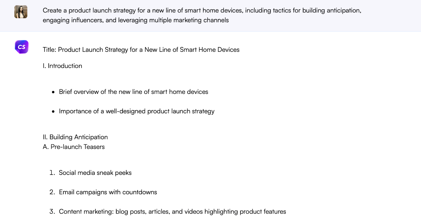 Chatsonic prompt - ChatGPT prompts for e-commerce