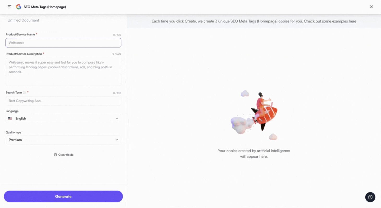 Free Meta Tag Homepage Generator GIF
