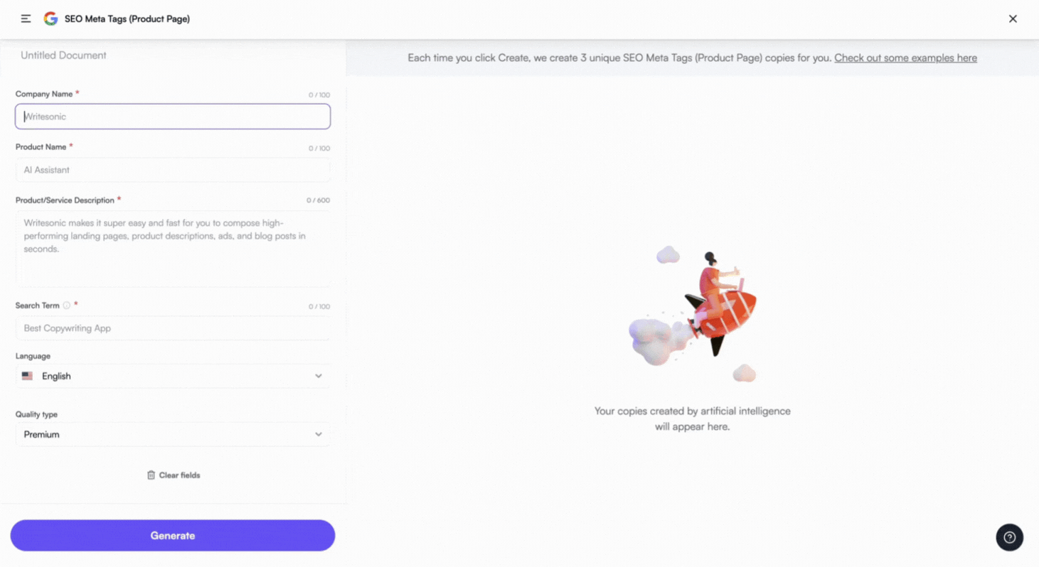 Free Meta Tag (product page) Generator GIF