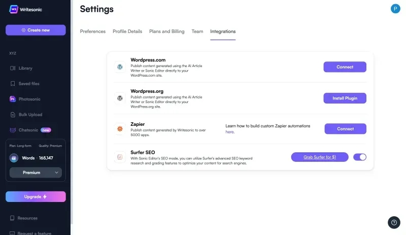 Seamless integrations to streamline the workflow