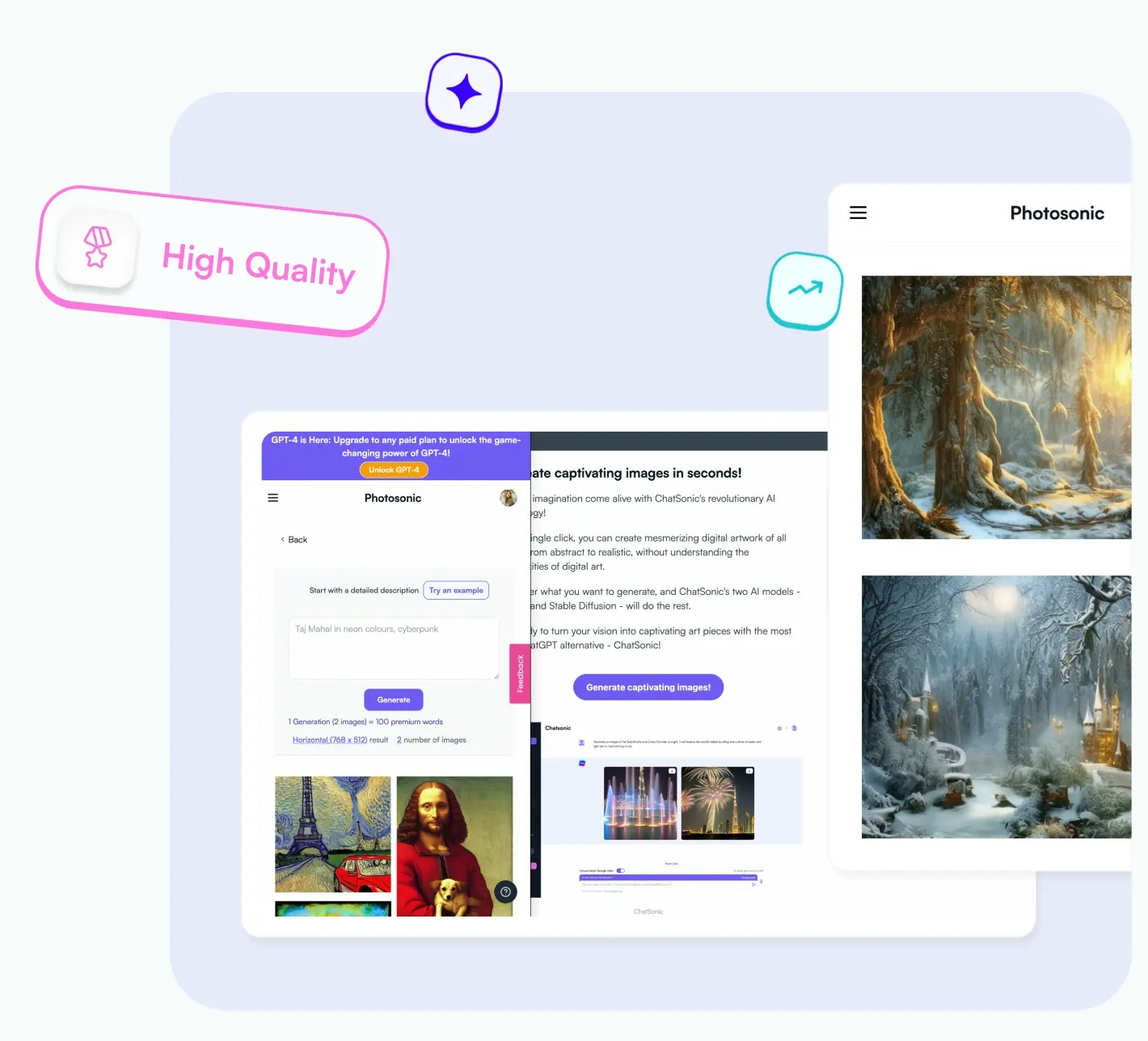 Create unique AI images with Photosonic on Opera.