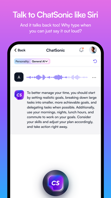 Understand voice commands and responses like Siri / Google Assistant