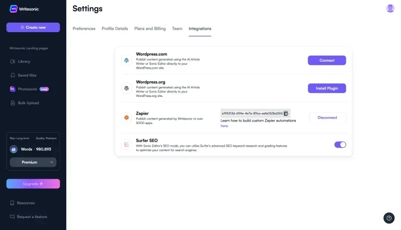 Seamless integrations for better workflow automation